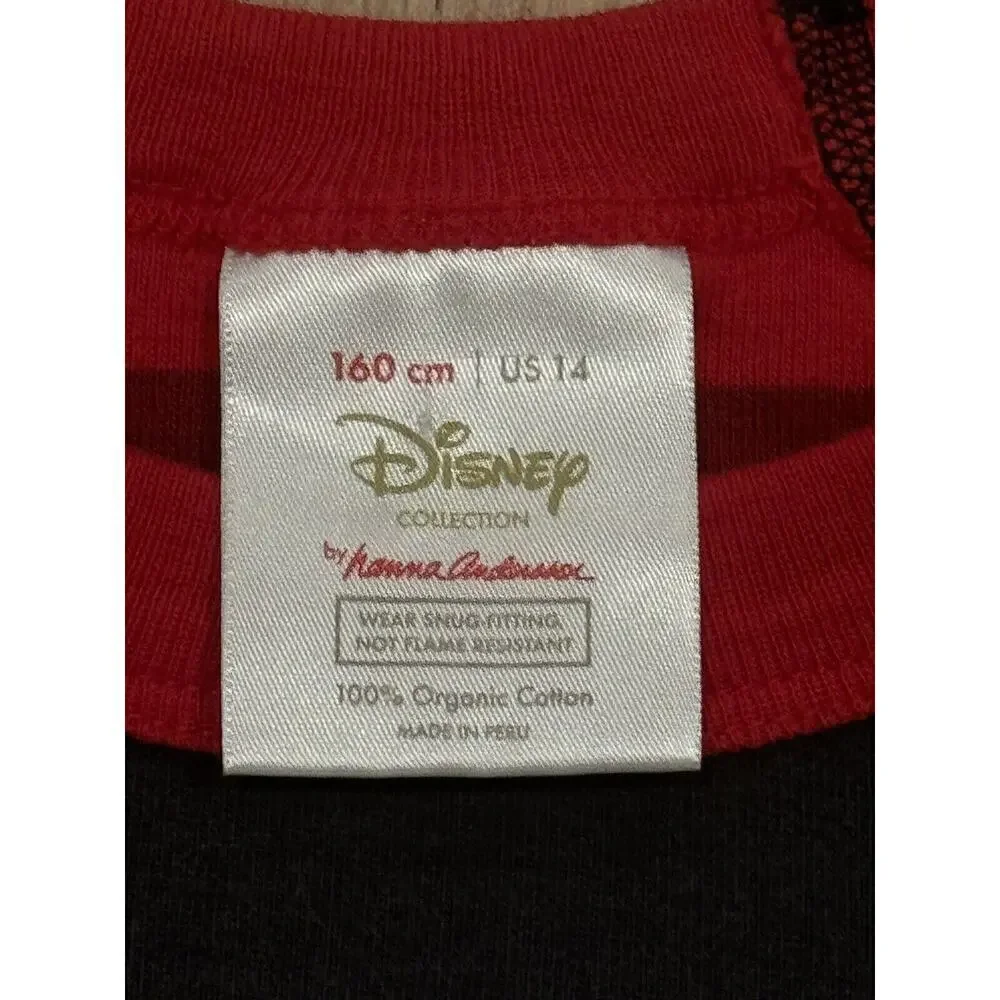 Kids 14 / 160cm Hanna‎ Andersson Disney x Mickey Mouse long sleeve PJ Top Shirt